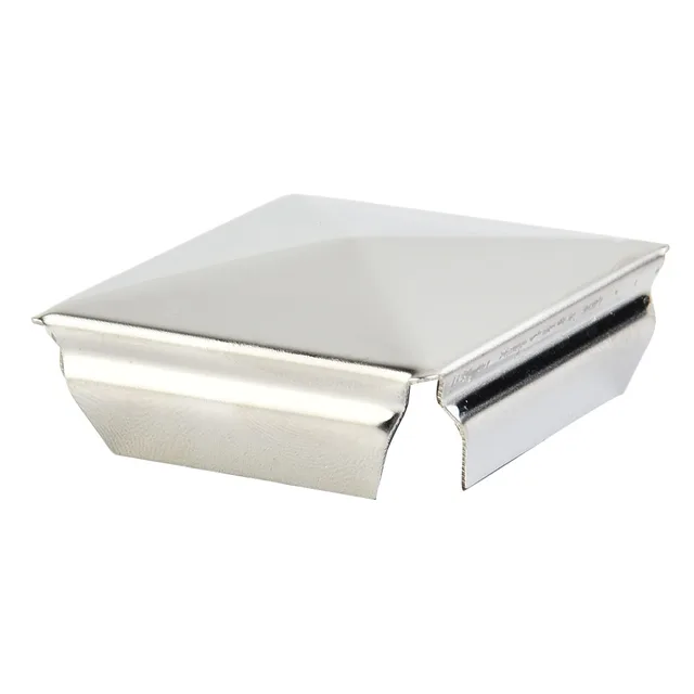 1/10 db Posta Sapka Rozsdamentes Acél Négyzet Alakú Kupak Cső Belső Dugó Gyors Tömítés Nélkül Nincs Hegény Dugók Dekoratív Fej A Kerthez/Udvarhoz - Image 4