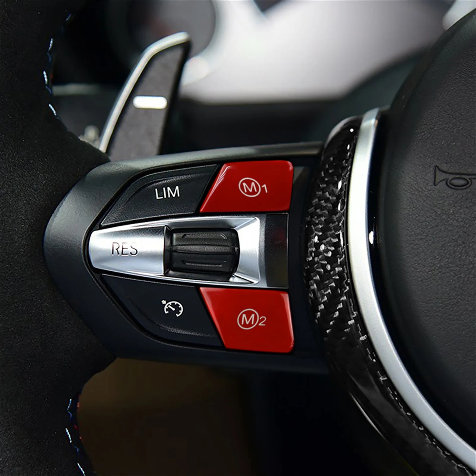 Airspeed Per Bmw M1 M2 M3 M4 F15 F16 F30 F34 Trim Interior Car Sport Volante M1 M2 Interruttore Sostituire Pulsante Cover Sticker