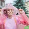 Colorful Mini Portable Raincoat Ball Thickened Disposable Waterproof Emergency Adults Rain Ponchos Cape Keyring 4