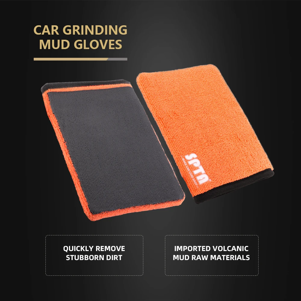 Clay Bar Wash Mitt car cleaning gloves microfiber gloves SPTA For Car Detailing Auto Detailing Glove