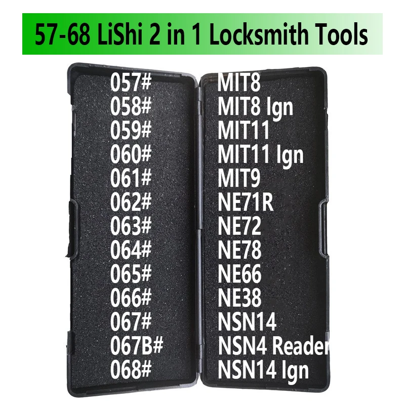 57-68 LiShi 2 in 1 MIT8 MIT11 MIT9 MIT6 NE71R NE72 NE78 NE66 NE38 NSN14 reader Locksmith Tools For All Types