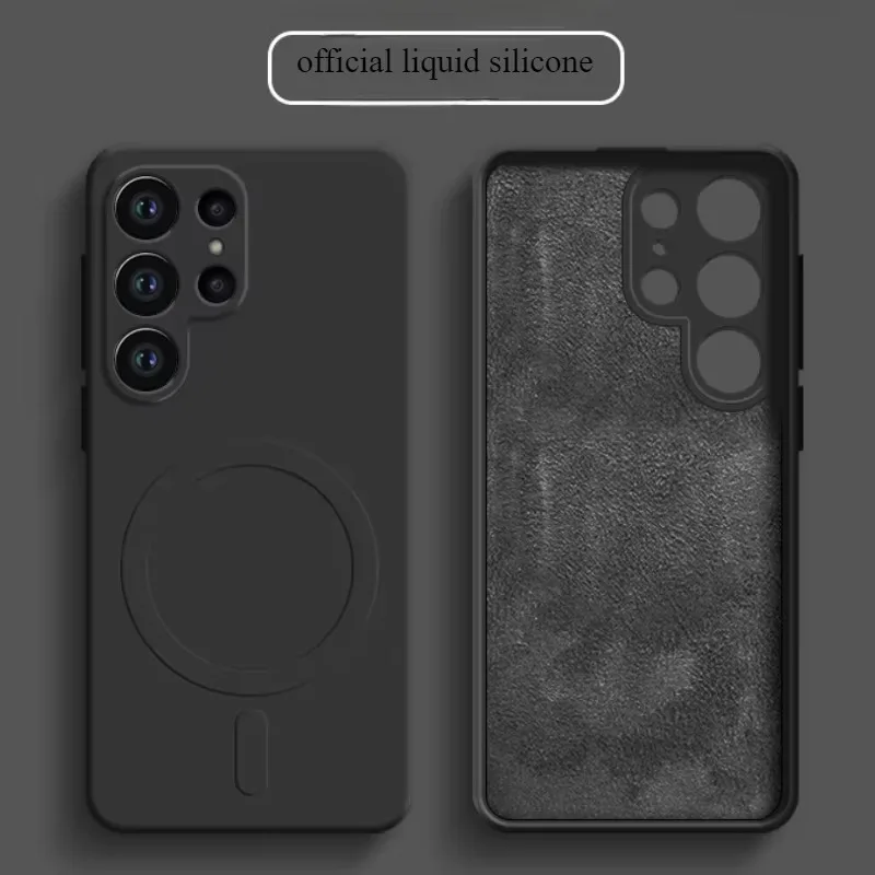 Liquid Silicone Magnetic Case with Soft Lens Protector - Slim & Lightweight Design