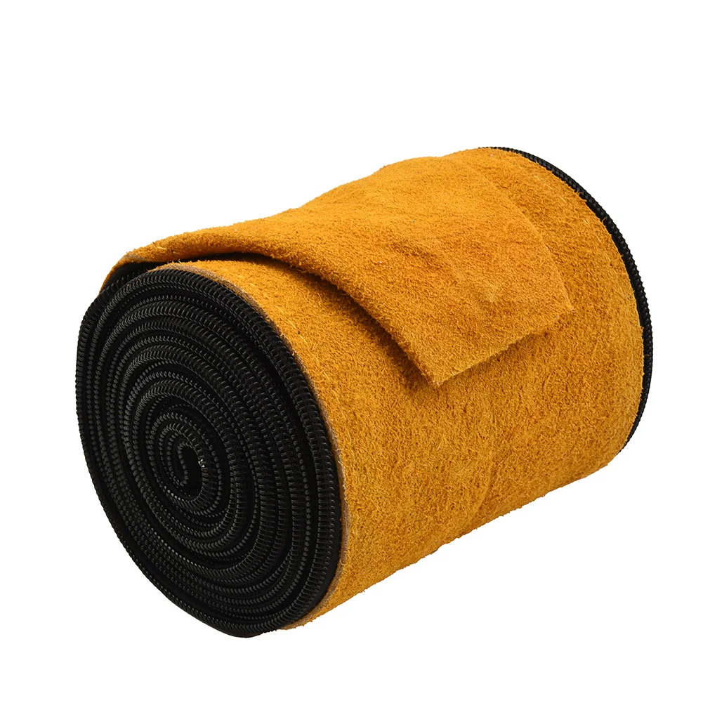 

Cable Cover TIG Welding Torch Fittings Flexible Protection Accessories Cowhide Hose Leather Mig 12ft L 4in Wide