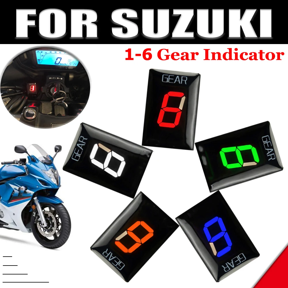 Motorcycle Gear Display Indicator For Suzuki GSX1400 GSX R600 DL650 DL1000 V Strom GSF650 Bandit