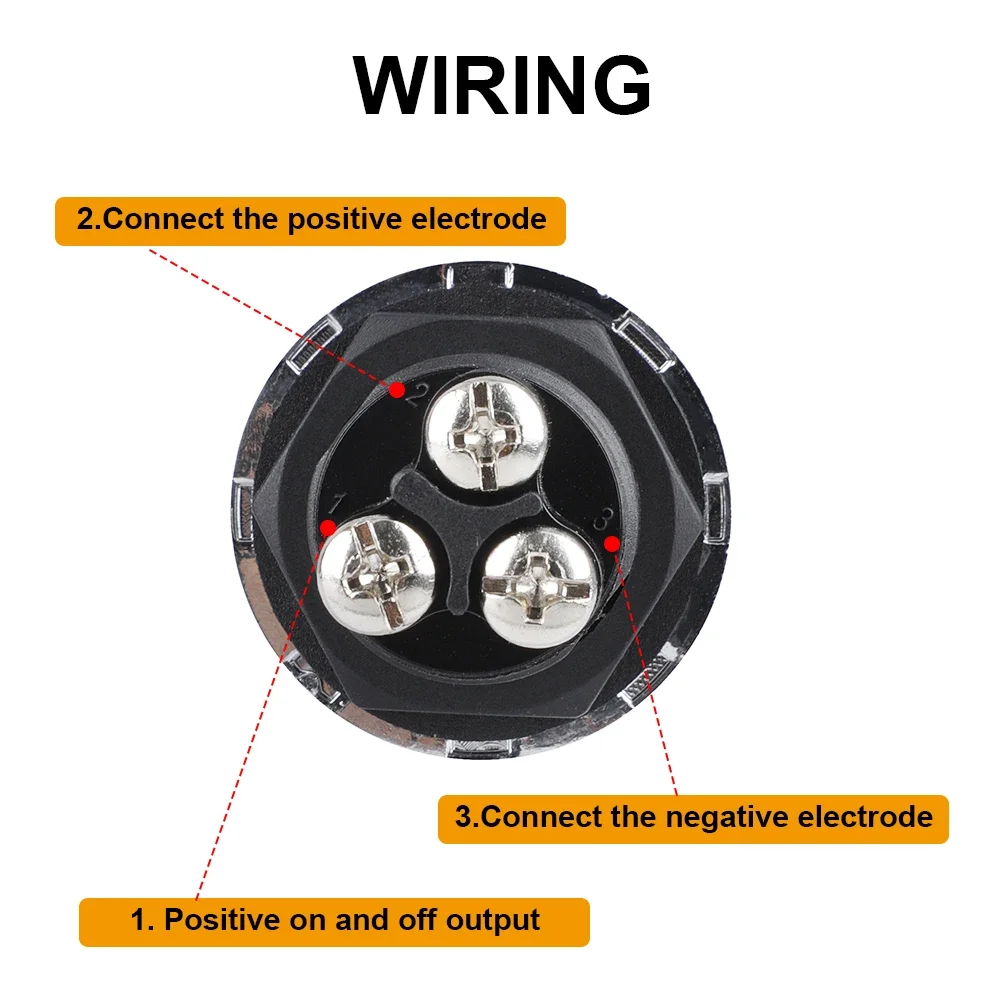 Car Start Button Car Start Stop Button 12V/24V 50A Car Engine Start Push Button Keyless Start Button Ignition Starter Car Engine Auto Accessories