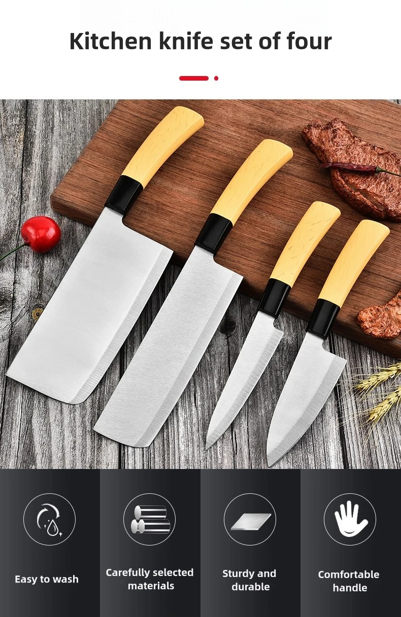 Description Picture 2 of itemKitchen Cleaver Forged Japanese Chef Knife Sushi Cutting Santoku Knife Cooking Cutter Tools Meat Slicing Boning Knife
