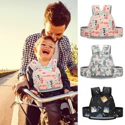 Children Motorcycle Safety Belt Children Motorcycle Safety Strap With Wide Reflective Strip Breathable Mesh Kids Motorcycle