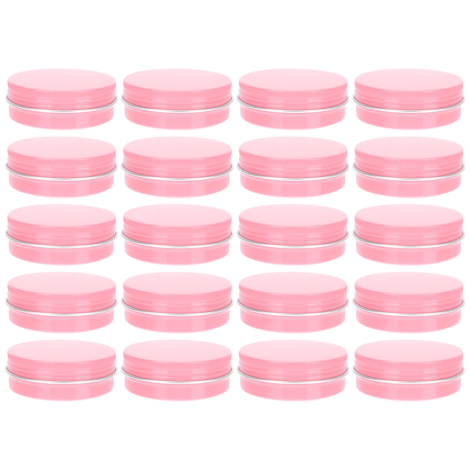 

20pcs Hair Wax Storage Cans Nail Ornament Boxes Aluminum Sealed Storage Boxes