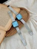 1 Piece of Gold Retro Simple and Elegant Women's Watch Stainless Steel Strap Quartz Watch Square Dial Casual Fashion Waterproof Women's Watch Suitable for Daily Wear Dinner and Other Occasions Decorative Wrist 5