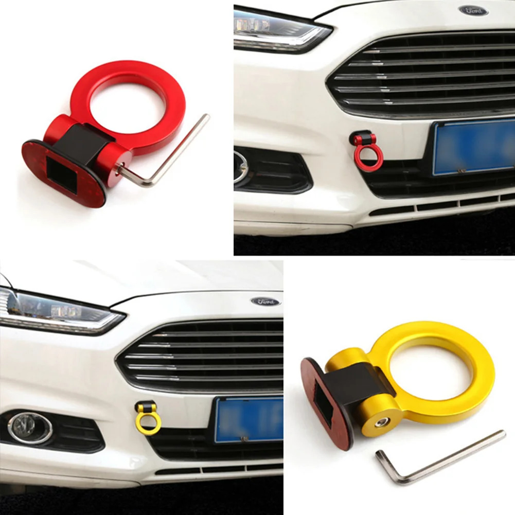 Trailer Hook Sticker Car Trailer Hooks Decoration Vehicle Towing Hook Wrenches