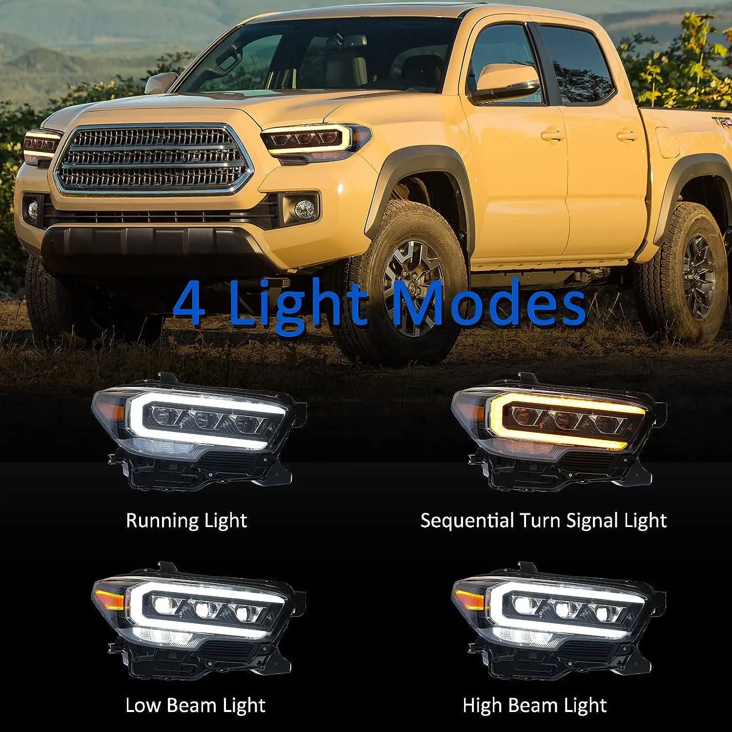TOYOTA TACOMA トヨタ タコマ 2019 純正ヘッドライト USヘッドライト FIT 12-15トヨタタコマプロシリーズ