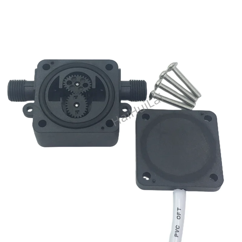 G1/4 Oval Gear Flow Meter High Precision Oil Flow Sensor Special Use In Cooking Machine Hall Flowmeter Fuel liqud Indicator