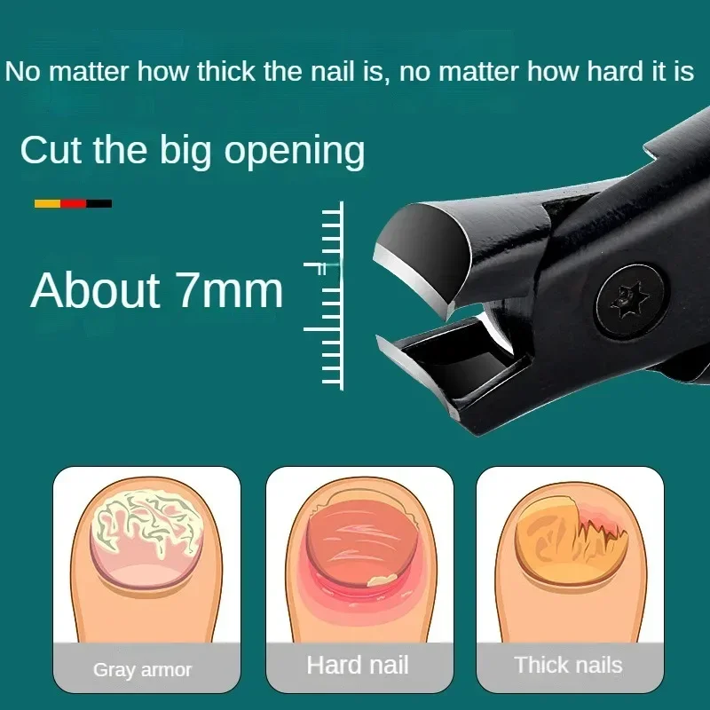 Anti-Splash Nail Clippers Large Thick Hard Special Nail Clippers Diagonal Pliers Scissors Household Manicure Tools