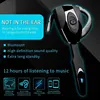 Bluetooth 5.0 Ear for PS3 Bluetooth Headset Wireless Handsfree Single Ear Hook Earphone Button Silica Gel Headphone with Mic 1