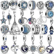 

Sale Jewelry Women Fit Original Pandoraer Bracelets Beadeds DIY Charms Schmuck 925 Sterling Silver Pulseras Para Parejas Beads