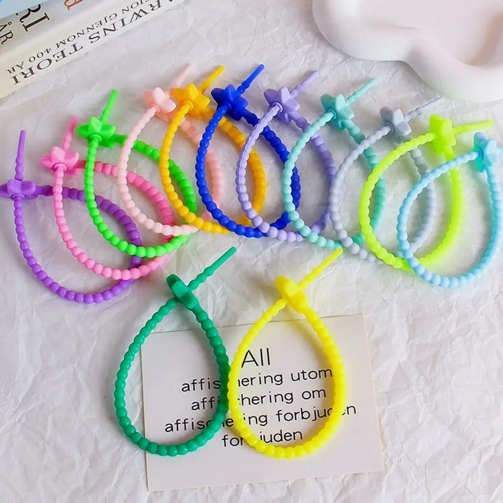 10pcs Silicone Reusable Magic Twist Ties