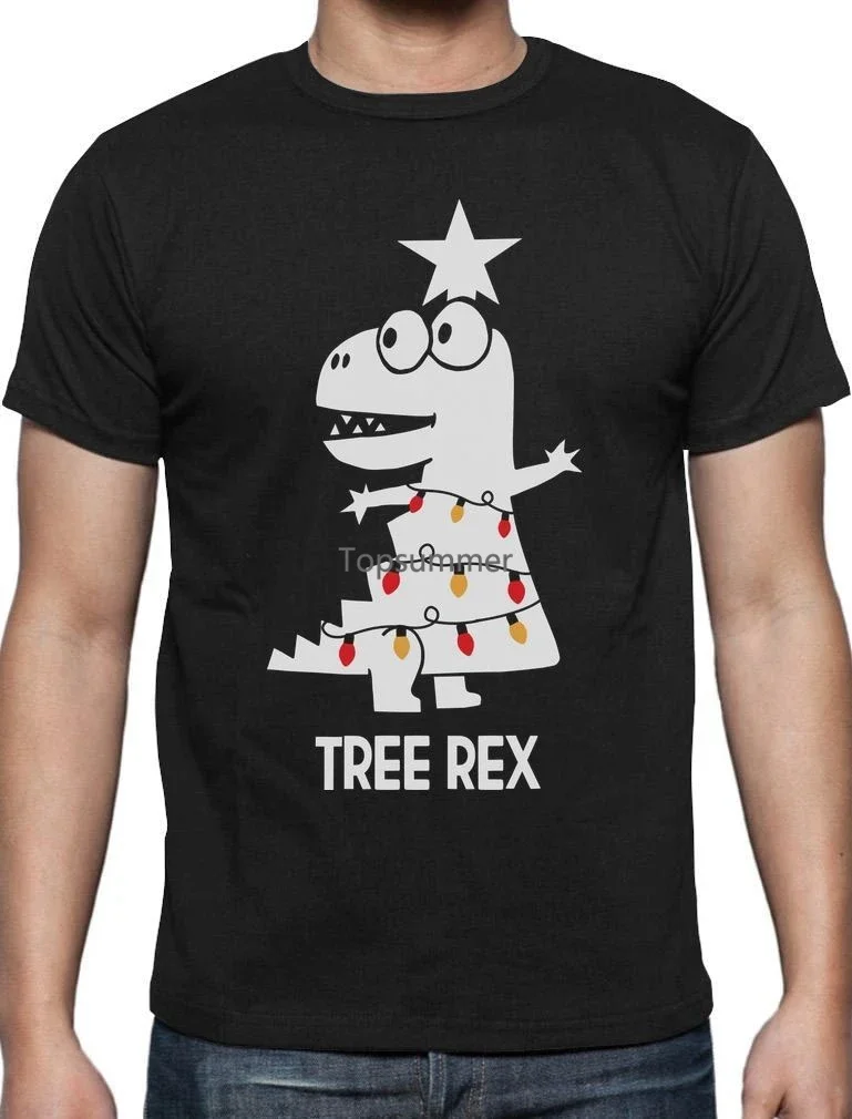 Tree Rex Funny T Rex Dinosaur Christmas T Shirt Idea Regalo