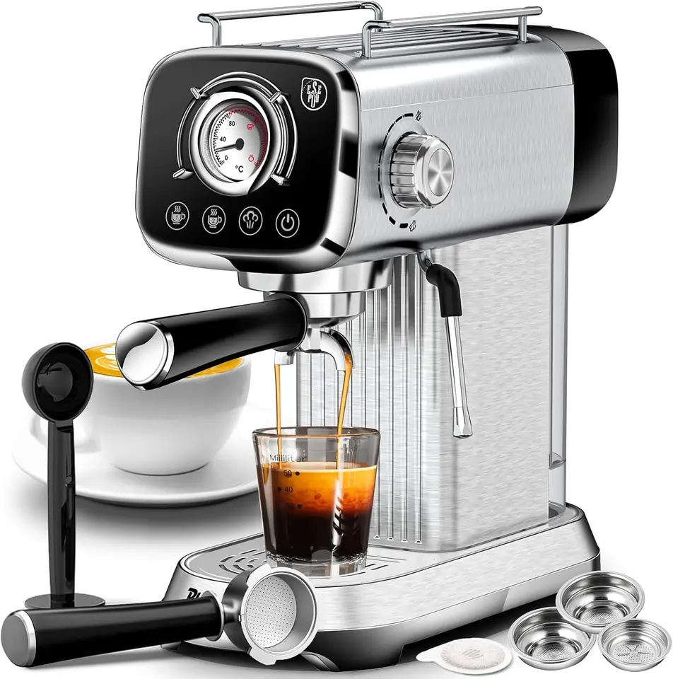 High Pressure Stainless Steel Coffee Maker