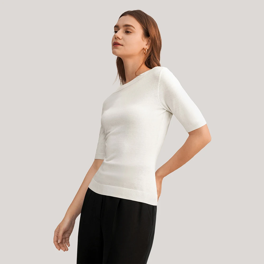 Рисунок 3 - Женская шелковая трикотажная футболка LILYSILK