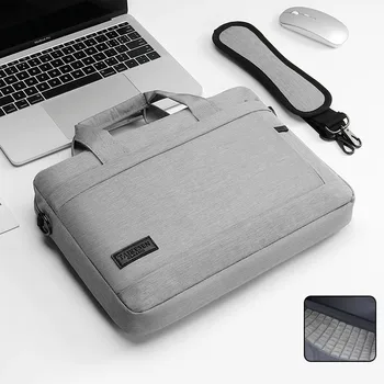 Borsa per Computer Oxford con Manico, Organizer per Ufficio e Scuola, Valigetta per Trasporto Documenti
