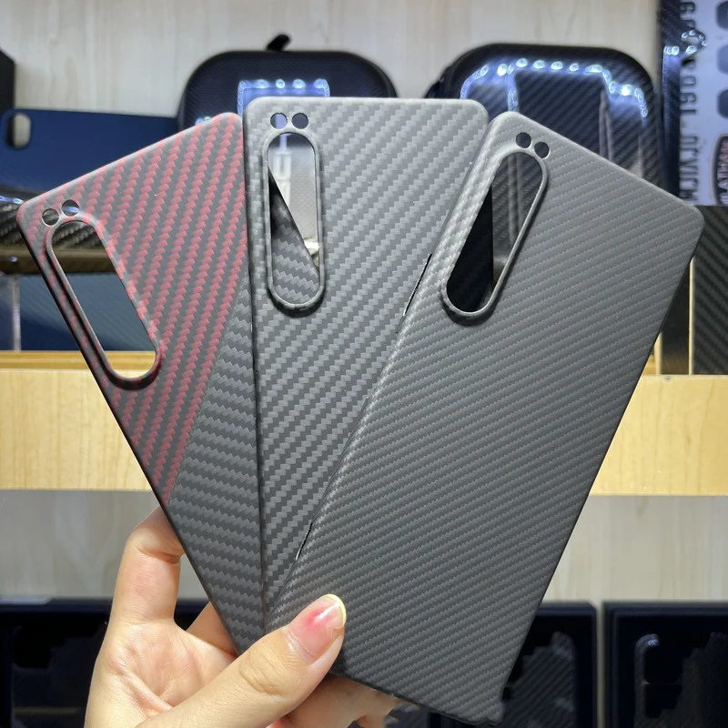 

Чехол для телефона из углеродного волокна для Sony Xperia 1 IV, чехол из арамидного волокна 600D с защитой от падения, чехол для Sony Xperia 1 Iv, аксессуары для телефона