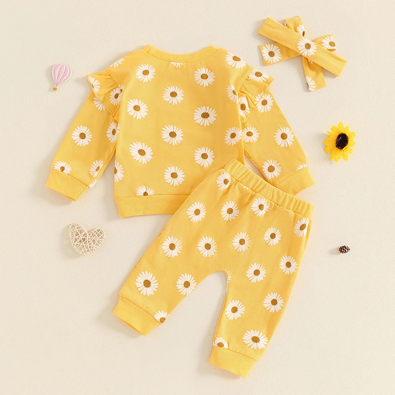  소녀 가을 의상, 긴팔 프린트 맨투맨 귀여운 바지,  소녀 겨울 용수철 옷