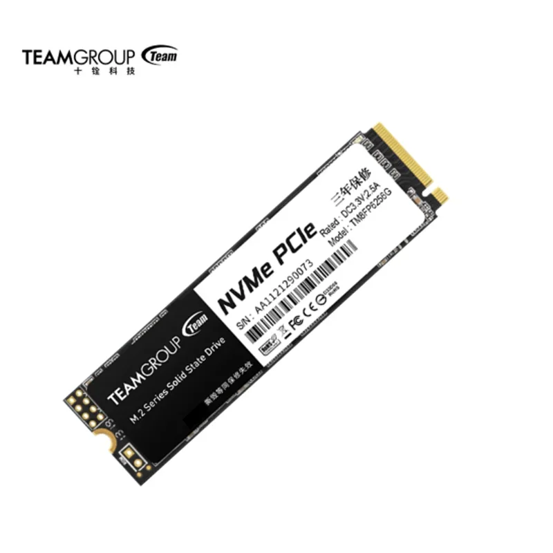 

TEAMGROUP MP33 SSD 512 ГБ NAND TLC NVMe 1,3 PCIe Gen3x4 M.2 2280 Внутренний твердотельный накопитель с ноутбуком