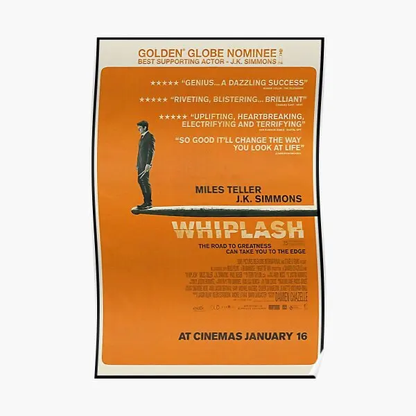 

Music Classic Whiplash Poster Art Decor Home Print Room Mural Painting Wall Modern Decoration Vintage Picture Funny No Frame