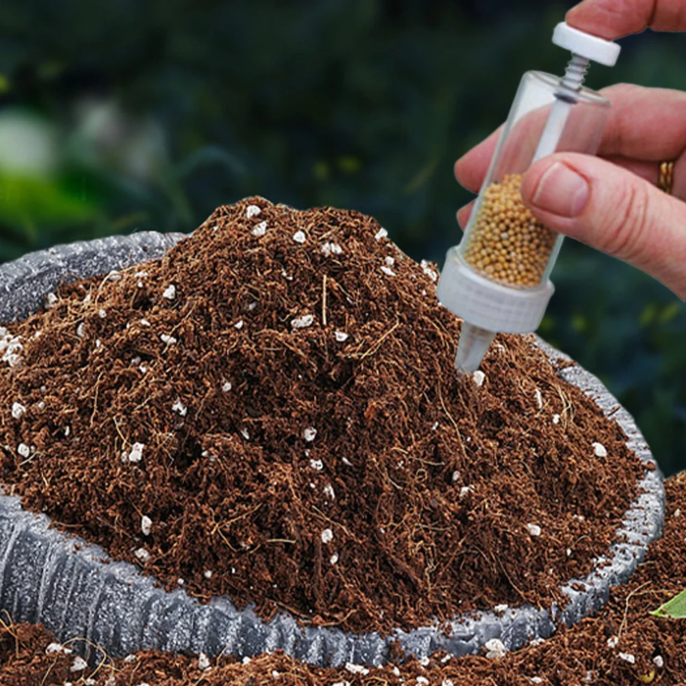 1 Pcs Mini Seeder Sower Dispense Manual Seeding Tools Flower Pot Flower