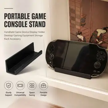 Supporto per console di gioco portatile, base per display di dispositivi portatili, scaffale portaoggetti per attrezzature da gioco desktop