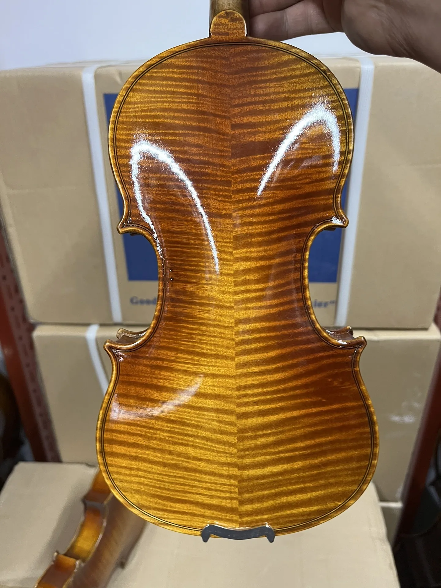 

Детская скрипка Stradivari ручной работы 1/2 1/4 1/8 1/10 ели панель, Кленовая задняя панель комплект скрипки музыкальный инструмент с жесткой коробкой
