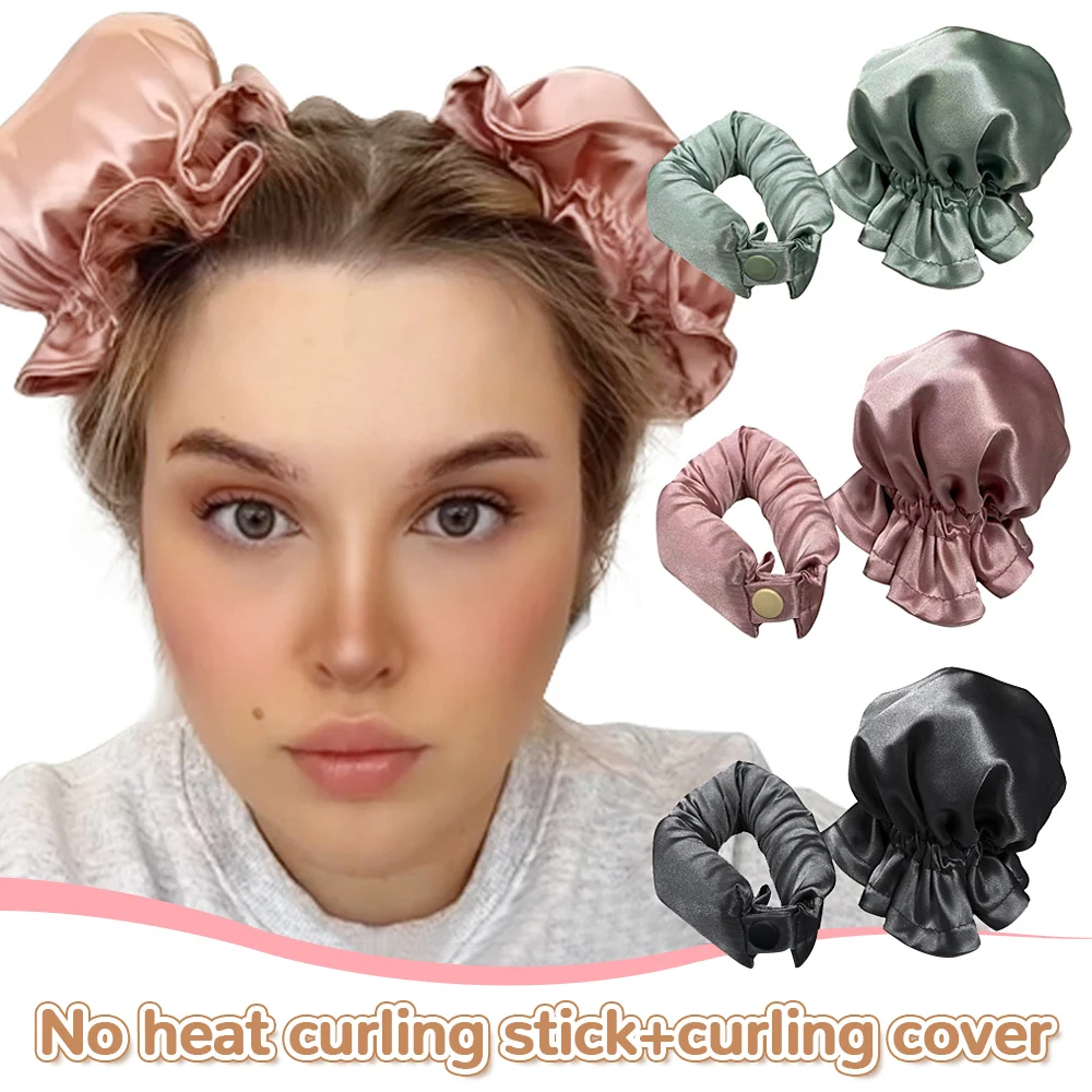 Heatless Curling Rod Silk Curls Soft Hair Rollers Sleeping Headband Lazy Hair Curlers Wave Form Curling Styling Tools Hair Styling Tool Hair Curling Tools