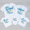 1st Birthday Prince Family Matching Clothes T Shirts Boys Birthday Party Dad Mom Sis Bro and Me Family Look Outfit T-shirt Tops 1