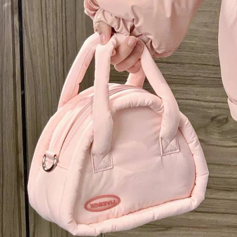 Xiuya Sweet Cute Handbags for Women Fluffy Soft Clouds Casual Crossbody Bag Harajuku Style Summer New Fashion Shoulder Bag crossbody bag,women shoulder bag,women messenger bag