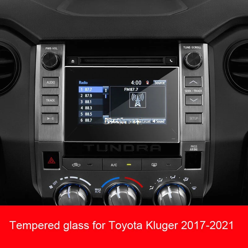 

Tempered glass protective film For Toyota Tundra 2017-2021 Car GPS navigation film LCD screen Anti-scratch Film Accessories