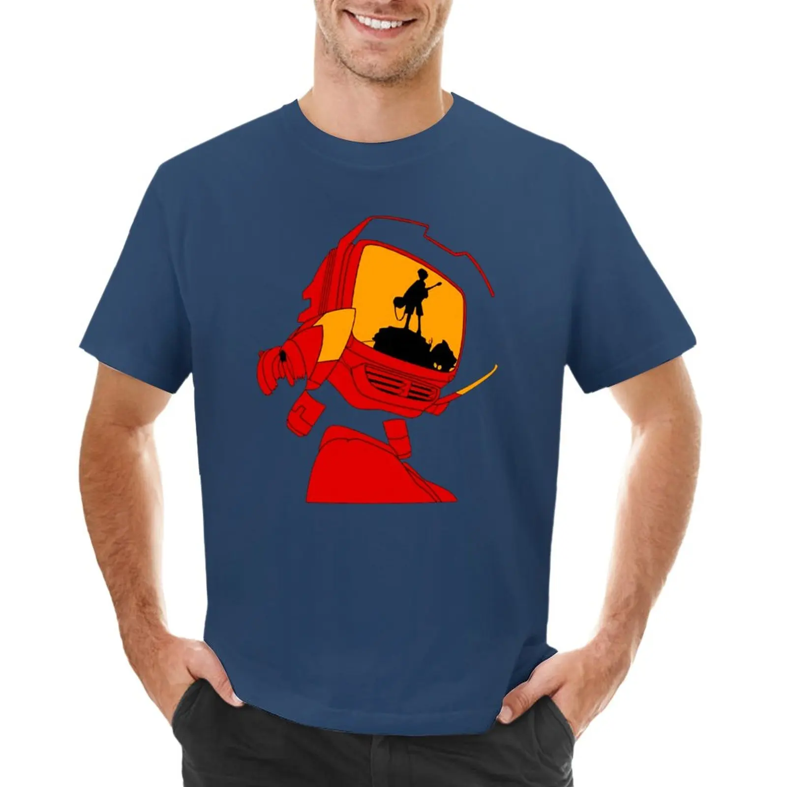

Flcl T-Shirt cute tops oversized sports fans heavyweight t shirts for men