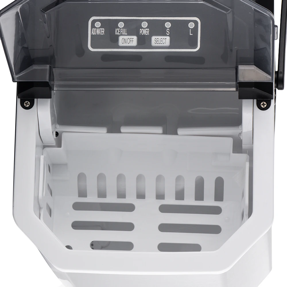 New Commerical Household Automatic Countertop Portable Small Mini Ice Cube Maker Machine for Home Automatic Cleaning