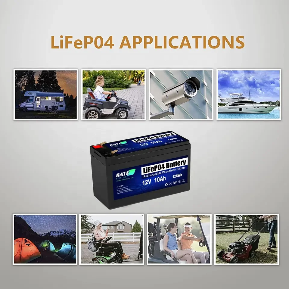 LiFePO4 Battery 12.8V 7Ah 12.8V 5Ah 6ah 8ah With BMS LiFePO4 Battery Pack Lithium