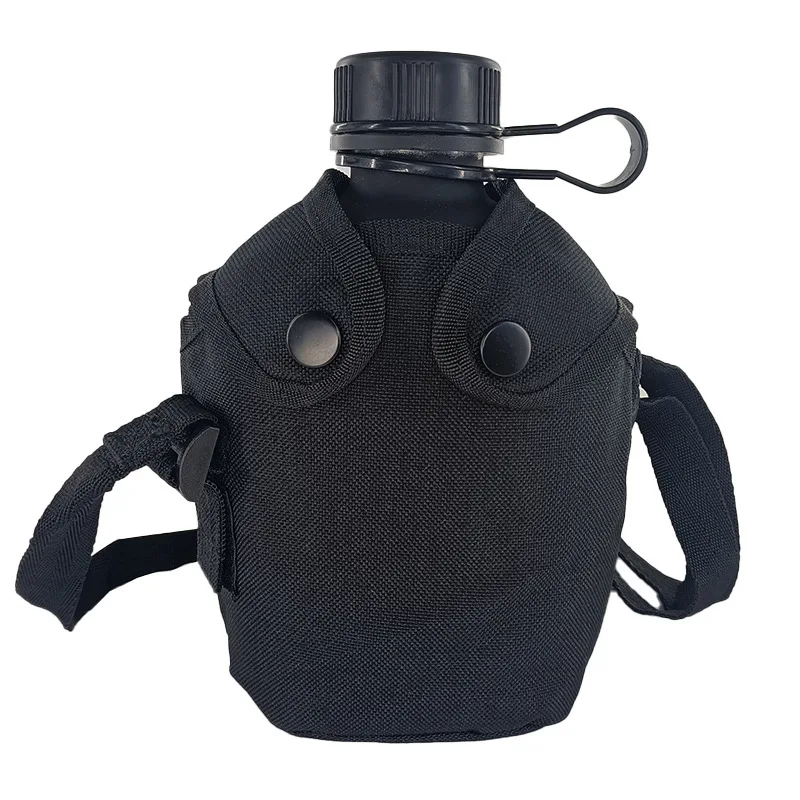 1L Outdoor Military Canteen Bottle Camping Hiking Backpacking Survival Water Bottle Kettle with
