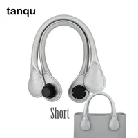 TANQU New Short PU Faux Leather Handle for Obag Colourful Handle for  Classic O Bag Women's Bags EVA Handbag 1