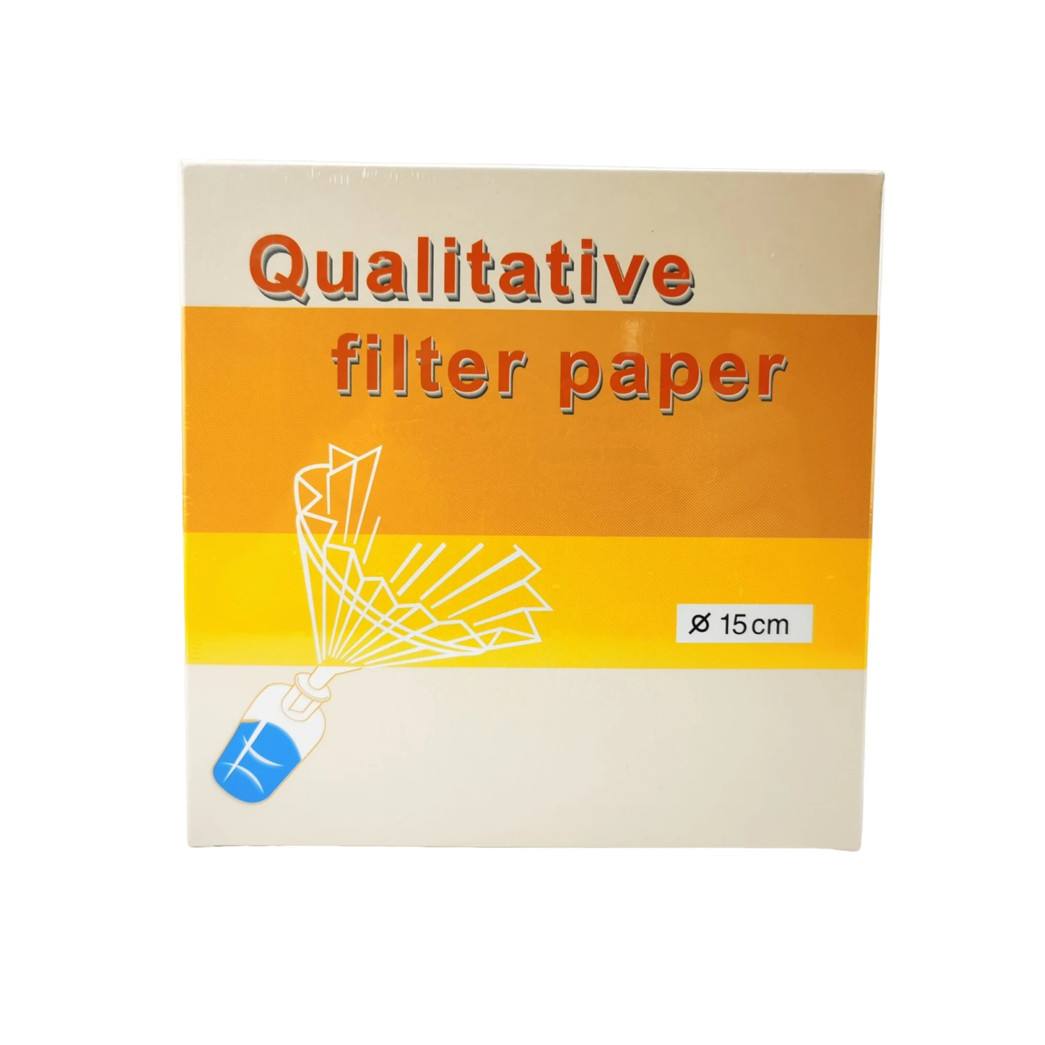 Qualitative Analysis Filter Paper 20-25um Fast Speed Quick 100 Sheets/Pack