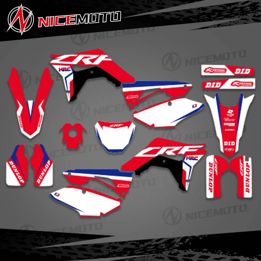 NICEMOTO  for Honda 2018-2021 CRF250 2017-2020 CRF450 CRF 250 450 2017 2018 2019 2020 Motocross Decals