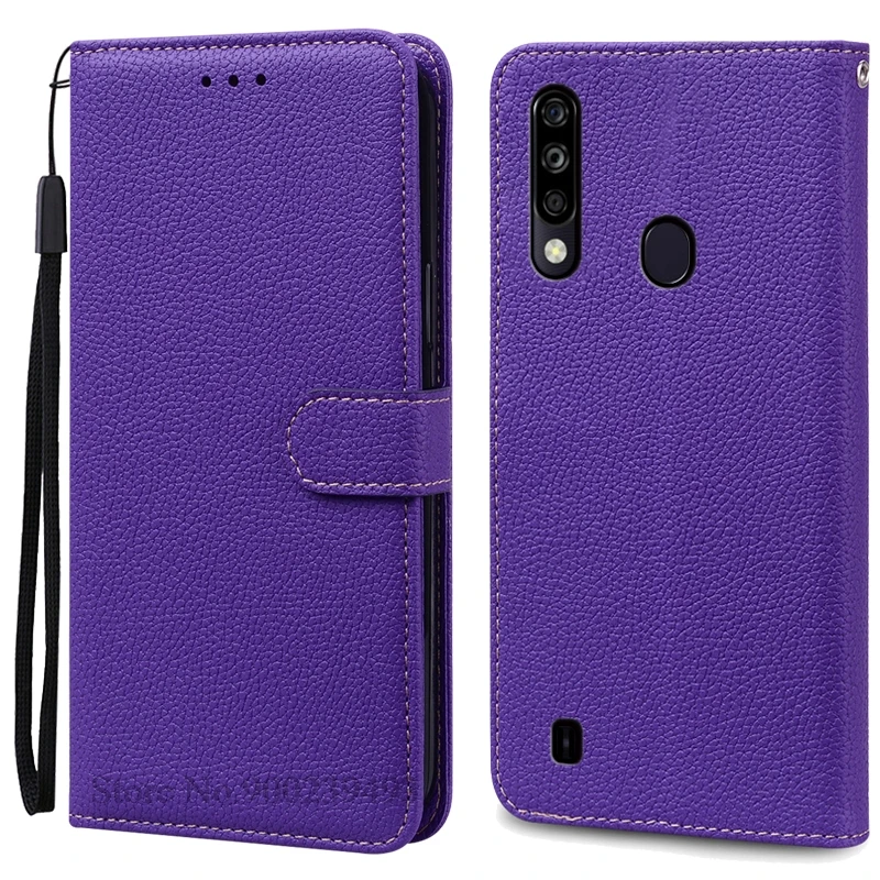 Sleek Silicone Wallet Leather Flip Case with Soft TPU Back Cover