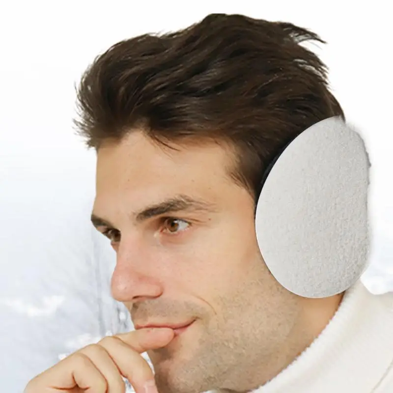 Bandless Ear Muffs Strapless Ear Bags For Winter Warm Protection Soft Cover For Winter Cold Weather Walking