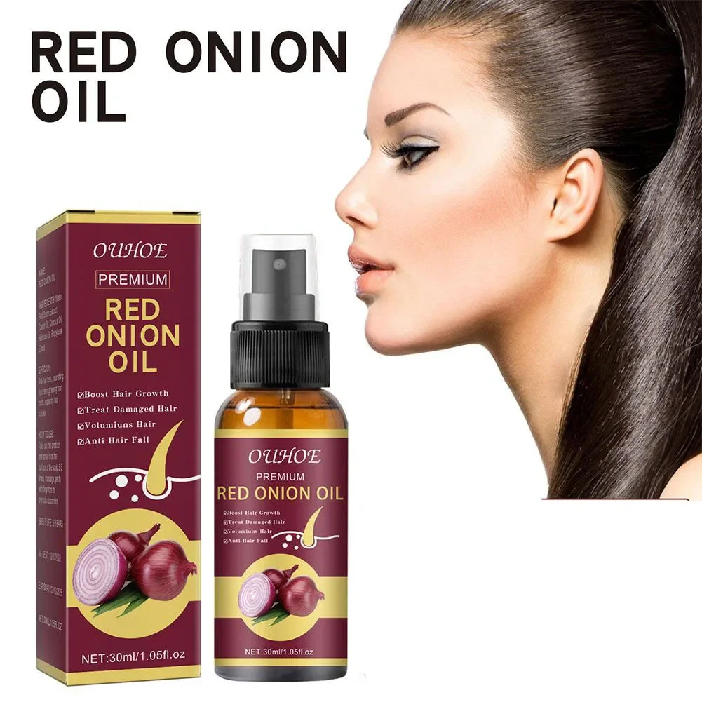 Red Onion Essential Oil Spray For Hair Care Rice Water Moisturizing Hair Spray Damaged Treatments Care Products