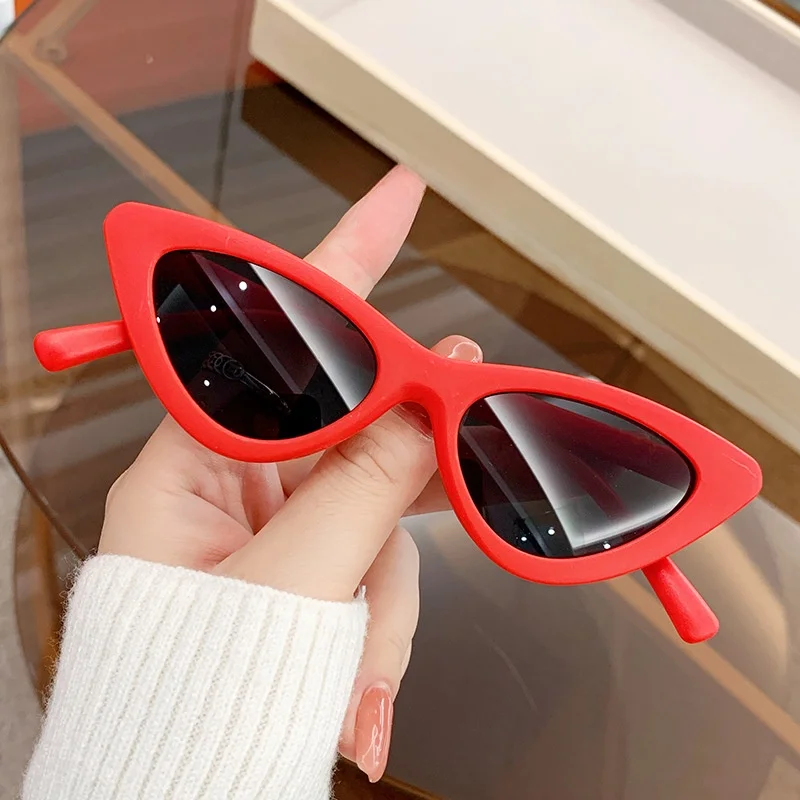 3 pc Korean Fashion Children's UV Cat Eyes Sunglasses for Kids Retro Outdoor Shade Boys and Girls Sun Glasses for Children