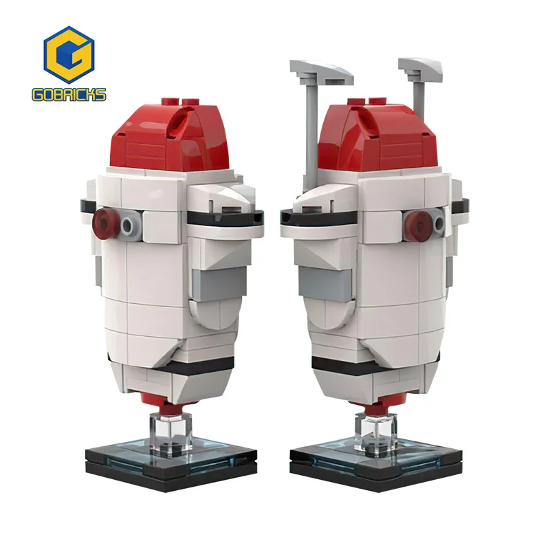 

Gobrick MOC GO-4 Security Bot Wall-power Robot, строительный блок, механическая модель робота Mecha, детская игрушка, подарок на день рождения