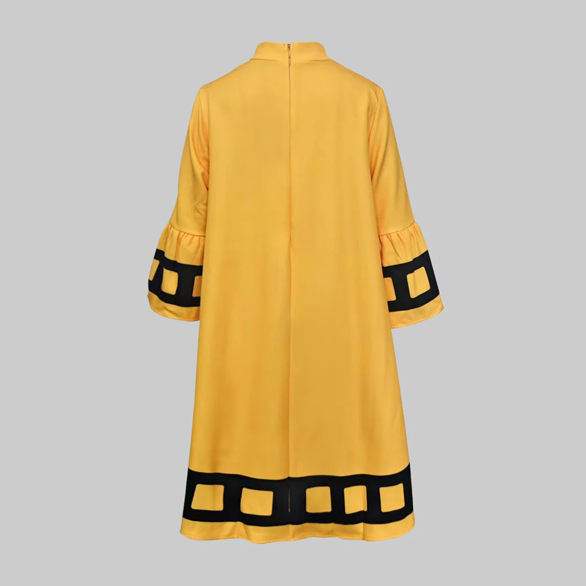 فساتين Modigirl مطبوعة بالزهور باللون الأصفر الفضف...