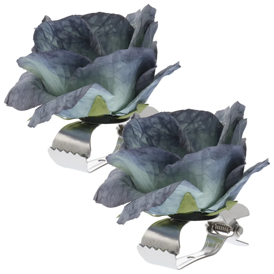 2/4 stuks gordijn goud kwastje stropdas touw gordijn clip tie-backs voor gordijnen accessoires gouden stropdas ruggen polyester gordijnhouder (kleur: lichtgrijs, maat: 2 stuks