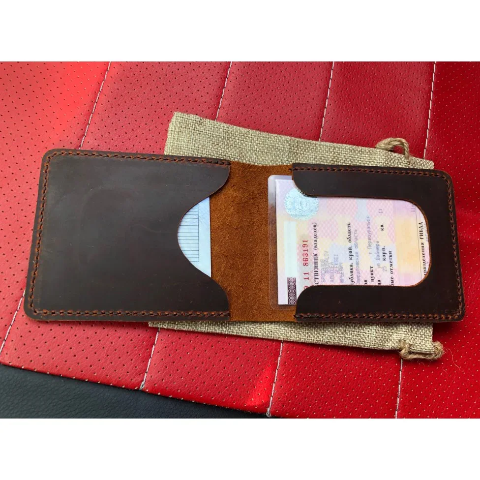Handwork Genuine Leather Cover For Driver's License Car Auto Documents Drivers License Wallet Driving License Cover